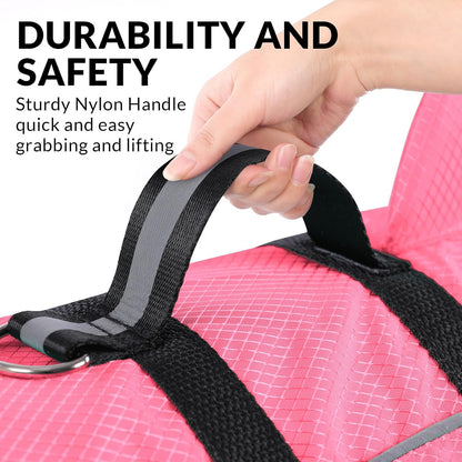 Small Dog Life Jacket Shark Light Puppy Life Vest for Swimming