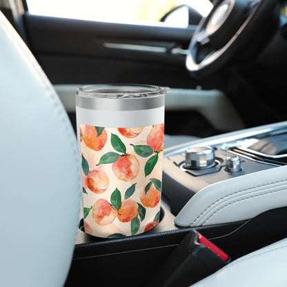 Simple Peach Pattern Art Stainless Steel Insulated Tumbler