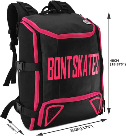 Skates - Multi Sport Skate Backpack Travel Bag - Inline Ice Quad Speed Skating
