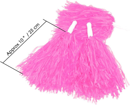 12 Pack Cheerleading Pom Poms for Team Spirit