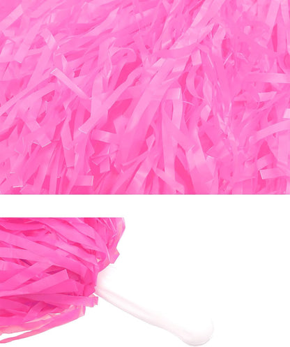 12 Pack Cheerleading Pom Poms for Team Spirit