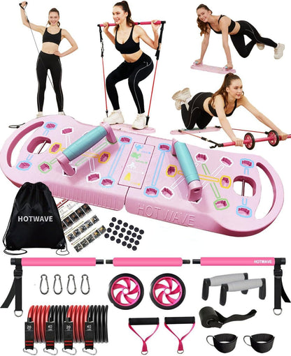 Push Up Board, Portable PushUp Board, Foldable 20 in 1 Push Up Bar