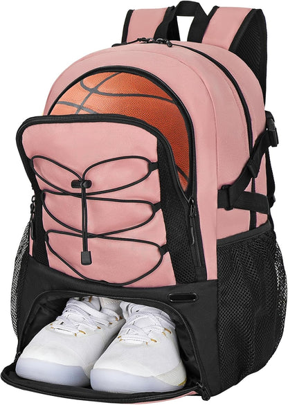 Goloni 40L Basketball Bag,Large Basketball Backpack with Ball Compartment & Shoe Compartment,Backpack for Soccer,Volleyball