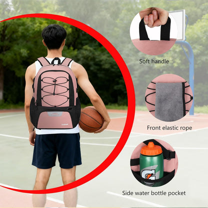 Goloni 40L Basketball Bag,Large Basketball Backpack with Ball Compartment & Shoe Compartment,Backpack for Soccer,Volleyball