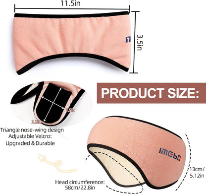 Sleep Mask & Earmuffs for Sleep - 2 in 1 Ear & Eye Mask with Ear Plugs