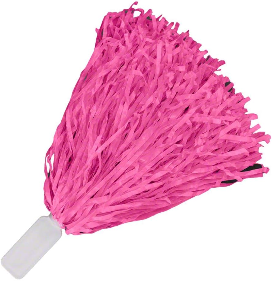Non Light Up Short Handle Cheer Pom poms Pink