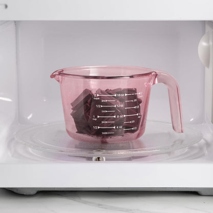 Glass Measuring Cups - Ideal for Cooking and Baking, Purple