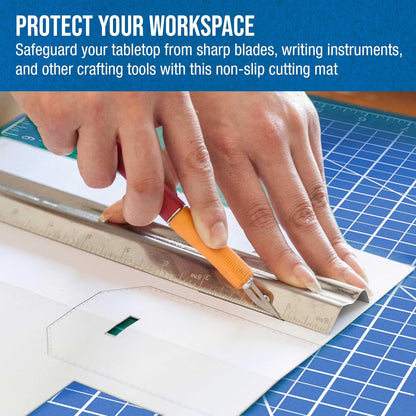 9"x12" Self-Healing Cutting Mat 5-Ply (2 Pack) Pink/Blue