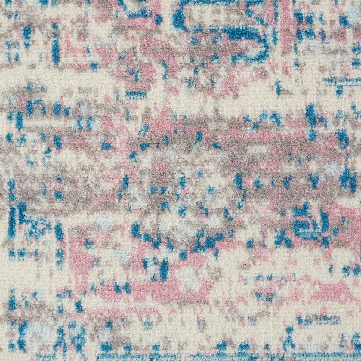 Grafix Ivory Pink 7' x 10' Area Rug - Easy Clean, Non Shedding, Bed Room, Living Room, Dining Room, Kitchen (7' x 10')