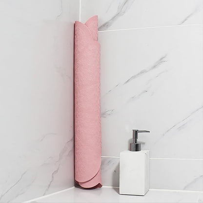 Flower Shape Bathroom Floor Mat Quick Dry Shower Mat Inside Shower, Breathable Bath Mats for Bathroom Non Slip Bathtub Mat with Suction Cups, Anti Slip Floor Mat for Bath Tub 21X21in,Pink