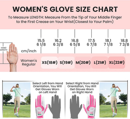 Breathable Women's Golf Gloves