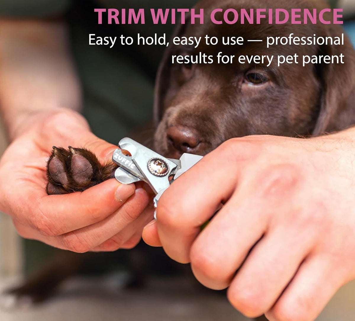 Pet Grooming Glove Set for Dogs & Cats – Premium Pet Hair Removal Glove with Free Nail Clippers & Nail File
