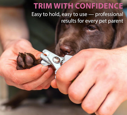 Pet Grooming Glove Set for Dogs & Cats – Premium Pet Hair Removal Glove with Free Nail Clippers & Nail File