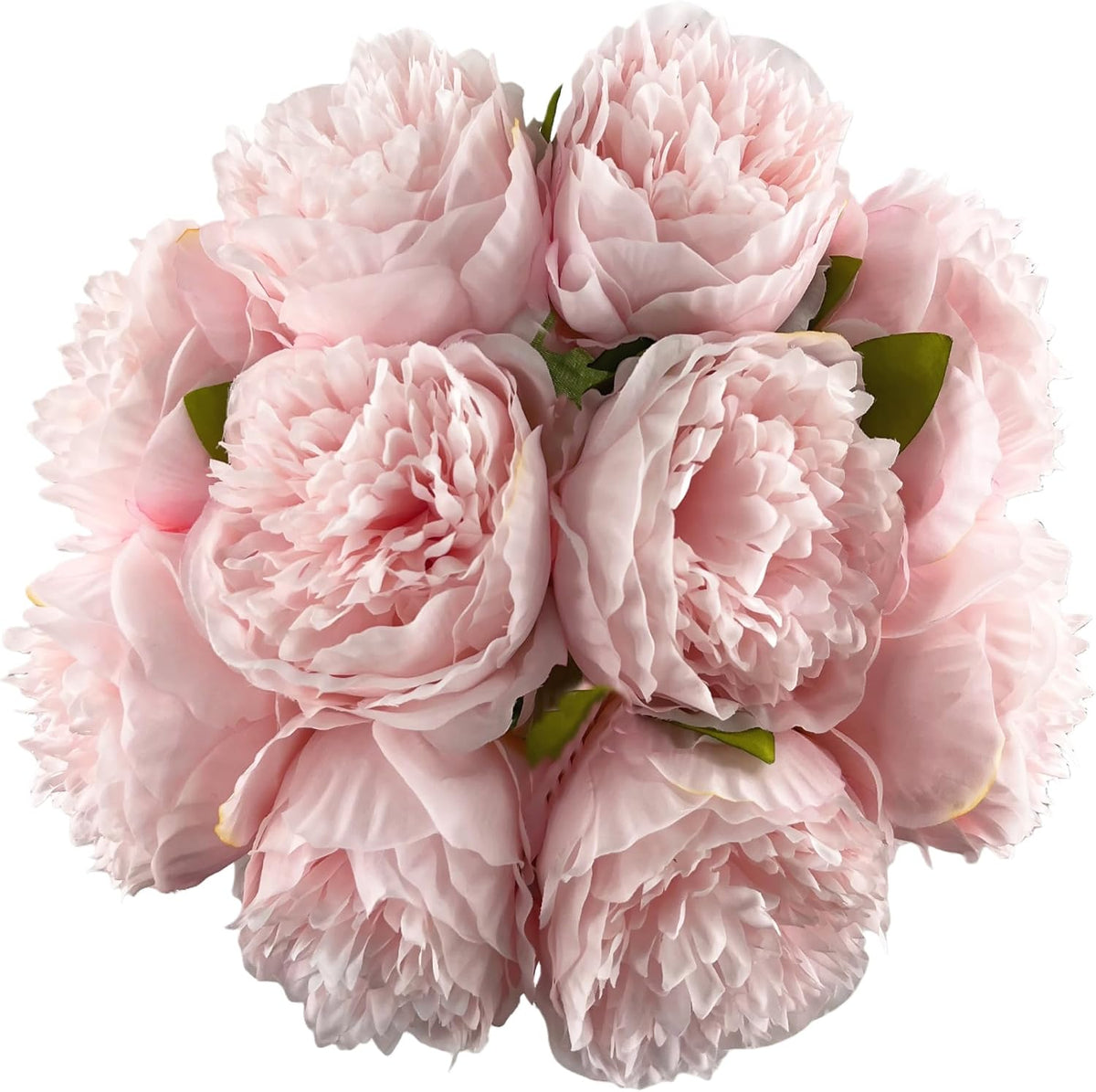 10pcs Artificial Peony Flowers Silk Peonies Realistic Flower Bouquet for Vase Decor Wedding Table Centerpieces Valentines Gifts (Pink)