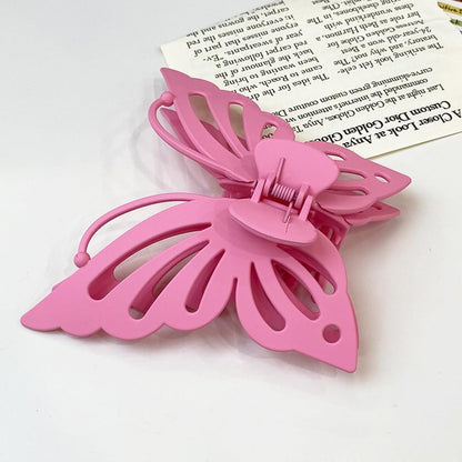 Lovely Pink Butterfly Curtain Tiebacks 2Pcs - Decorative Clips for Curtains, No-Drill Girlie Drapery Holdbacks, Cute Wall-Friendly Tiebacks for Girls Room (Pink)