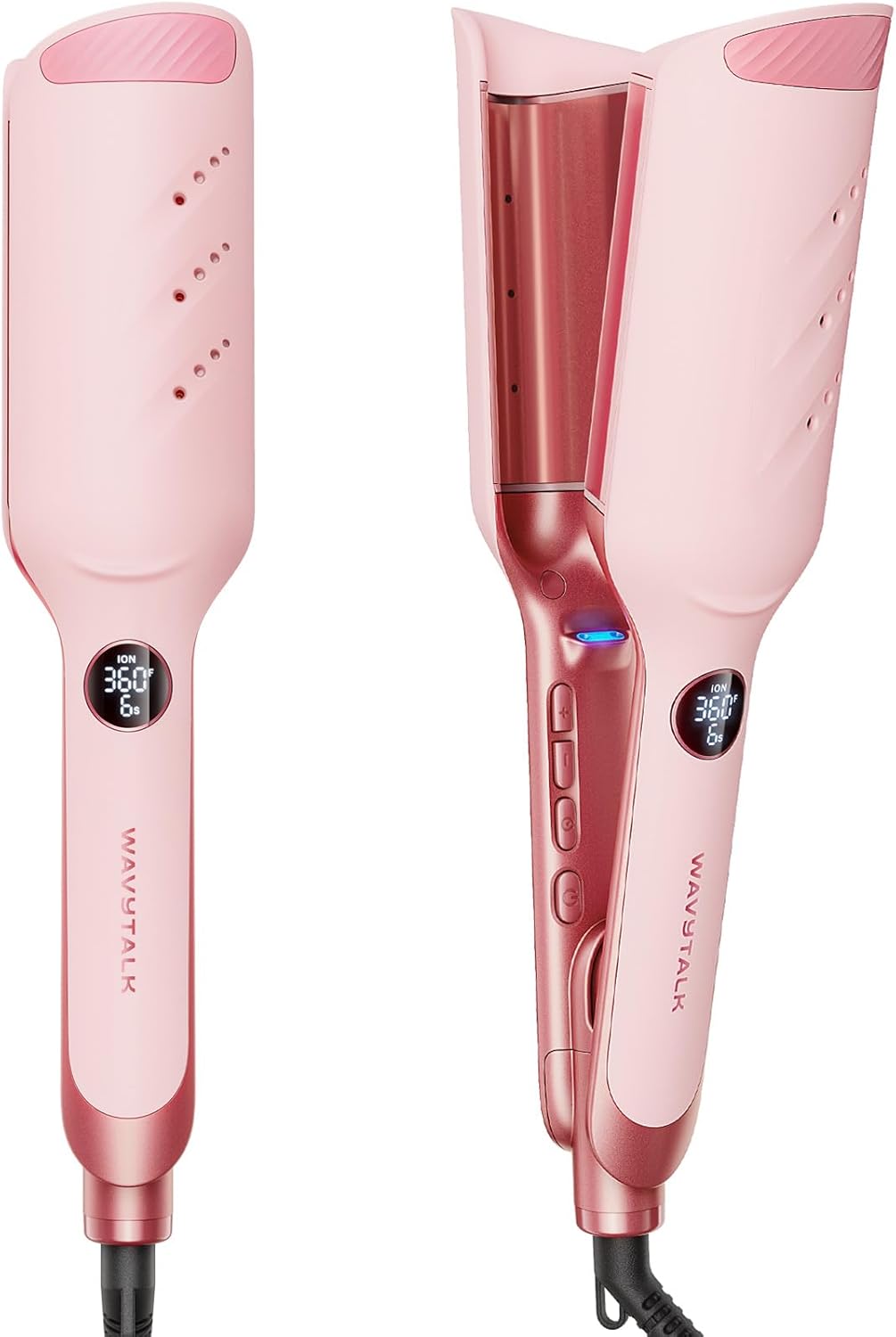 Wavytalk Power Wave Hair Crimper, Ionic Hair Waver for Less Heat Damage