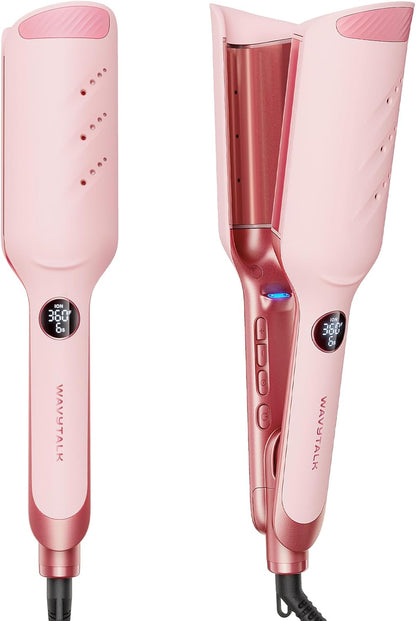 Wavytalk Power Wave Hair Crimper, Ionic Hair Waver for Less Heat Damage