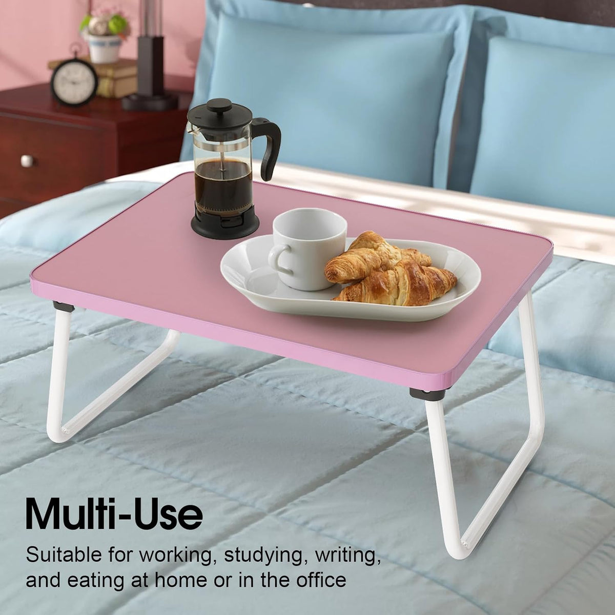 Lap Desks Laptop Tray for Bed or Couch, Breakfast Serving Tray
