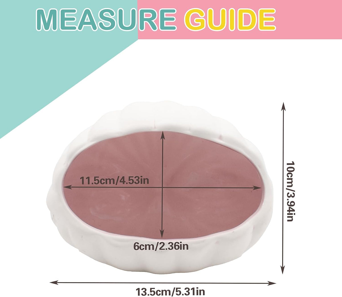 Axolotl Hide Shell Cave, Ceramic Shell-Shaped Fish Tank Hideout, Aquarium Decor Shelter for Small Pet Frog Fish Betta Playing or Hiding Tank Décor, Pink