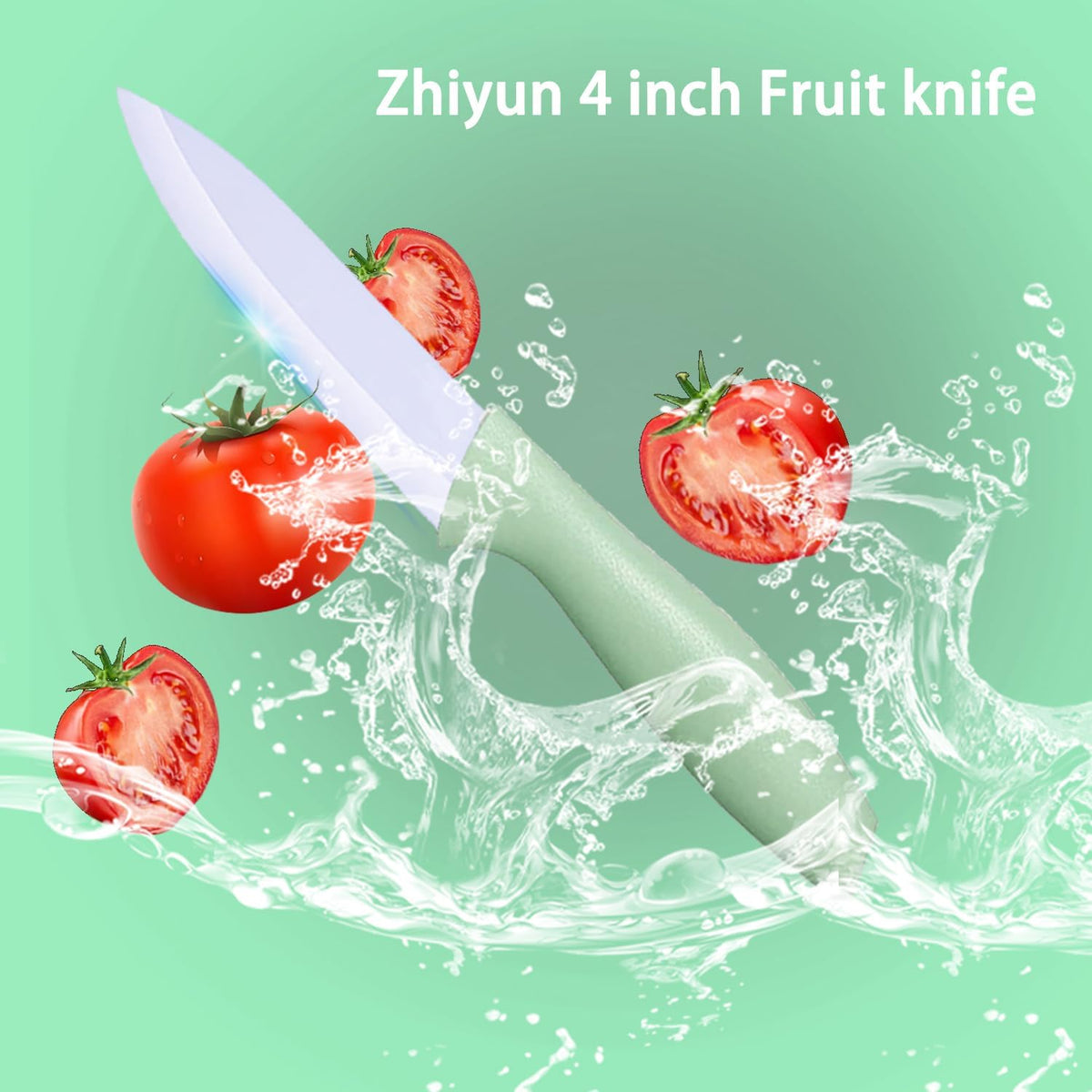 3 Pieces Ceramic knife set, 3-Inch 4 Inch 5-Inch Colorful Knife Set with Sheaths Covers, Zirconia Blade and Ergonomic handle,Use for meat fruit vegetable Bread and Butter. (pink green blue)