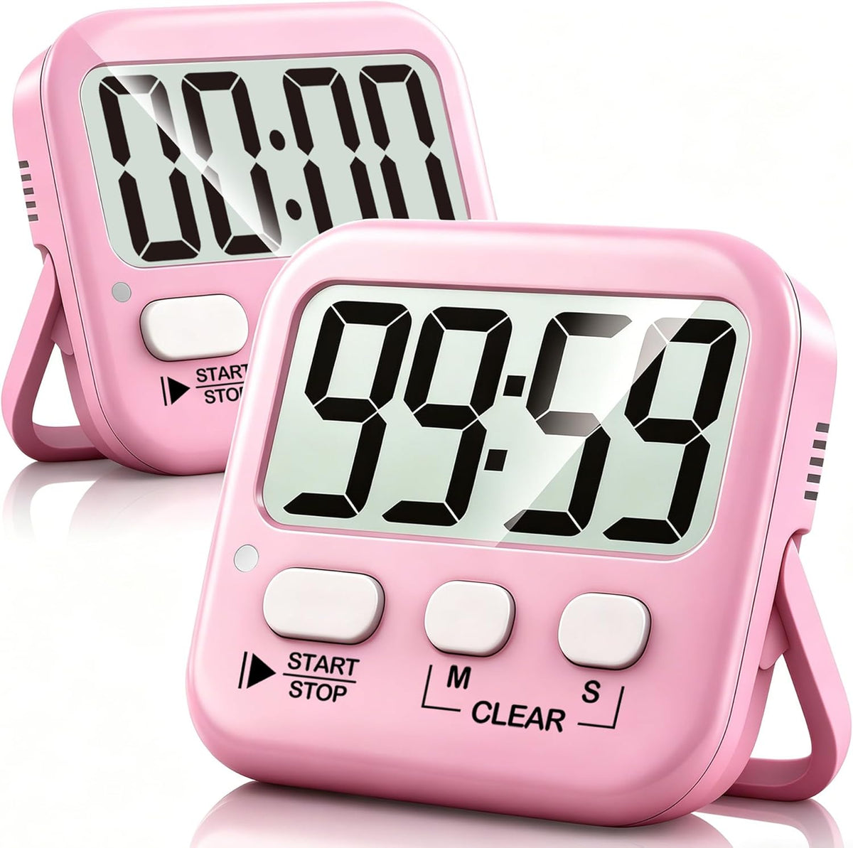 2 Pack Digital Timer for Kids Classroom Kitchen Timers for Cooking