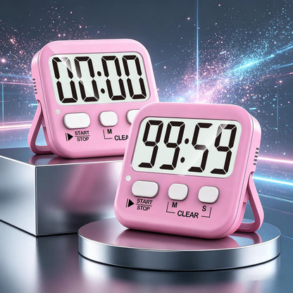 2 Pack Digital Timer for Kids Classroom Kitchen Timers for Cooking