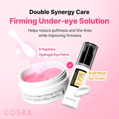 Pink Peptides Collagen Hydrogel Eye Patch for Puffy Eyes (60)