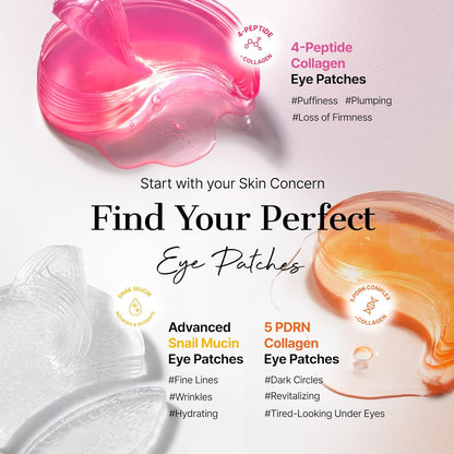 Pink Peptides Collagen Hydrogel Eye Patch for Puffy Eyes (60)