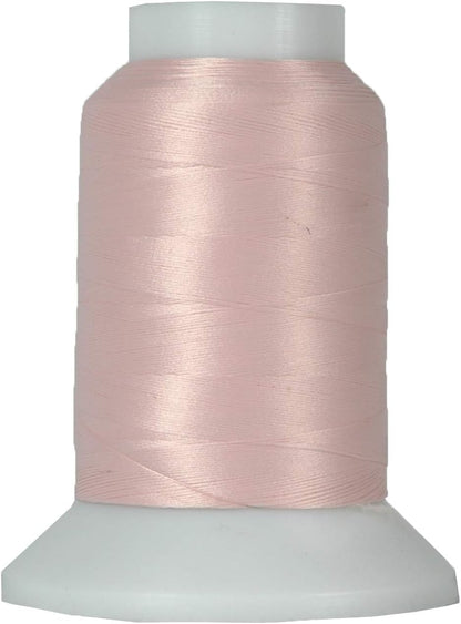 Wooly Serger Thread, Nylon 1000m, Pale Pink 9109 | Stretchy textured nylon serger thread for knits, swimwear, lingerie and soft seams. Great for loopers and coverstitch.