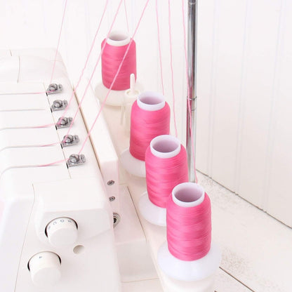 Wooly Serger Thread, Nylon 1000m, Pale Pink 9109 | Stretchy textured nylon serger thread for knits, swimwear, lingerie and soft seams. Great for loopers and coverstitch.