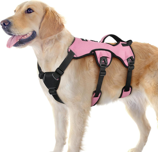 Escape Proof Dog Harness for Large, No Pull with Lift Handle