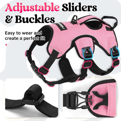 Escape Proof Dog Harness for Large, No Pull with Lift Handle
