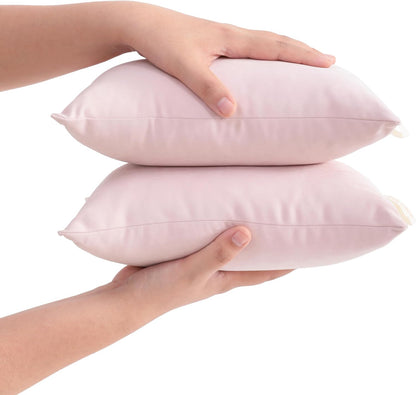 Tiny Pillows, Down Alternative Microfiber 11x7 Inches, Pink