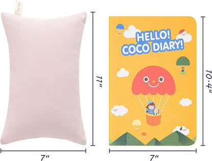 Tiny Pillows, Down Alternative Microfiber 11x7 Inches, Pink