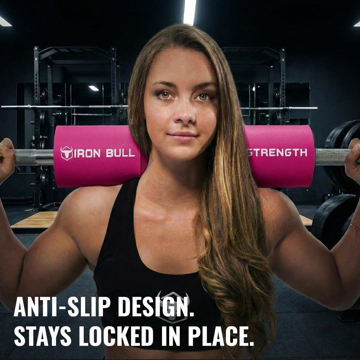 Advanced Squat Pad - Barbell Pad for Hip Thrusts, Squats & Lunges - Neck & Shoulder Squat Bar Pad Cushion Support Foam for Extra Comfort