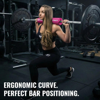 Advanced Squat Pad - Barbell Pad for Hip Thrusts, Squats & Lunges - Neck & Shoulder Squat Bar Pad Cushion Support Foam for Extra Comfort