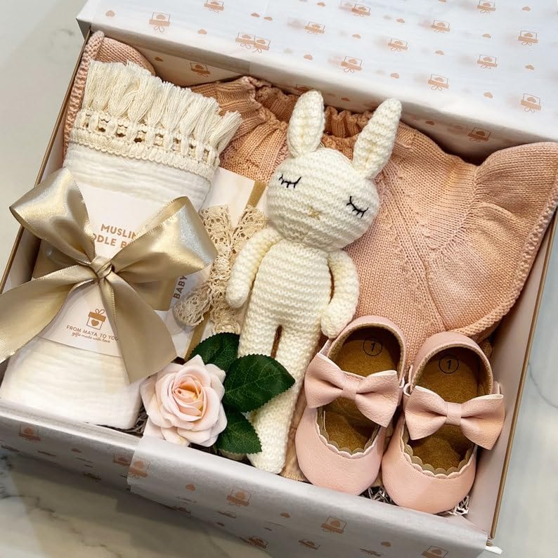 Infant Baby Girls Mary Jane Flats Bow Non-Slip Soft Sole Princess Toddler First Walkers Sneaker Wedding Dress Shoes