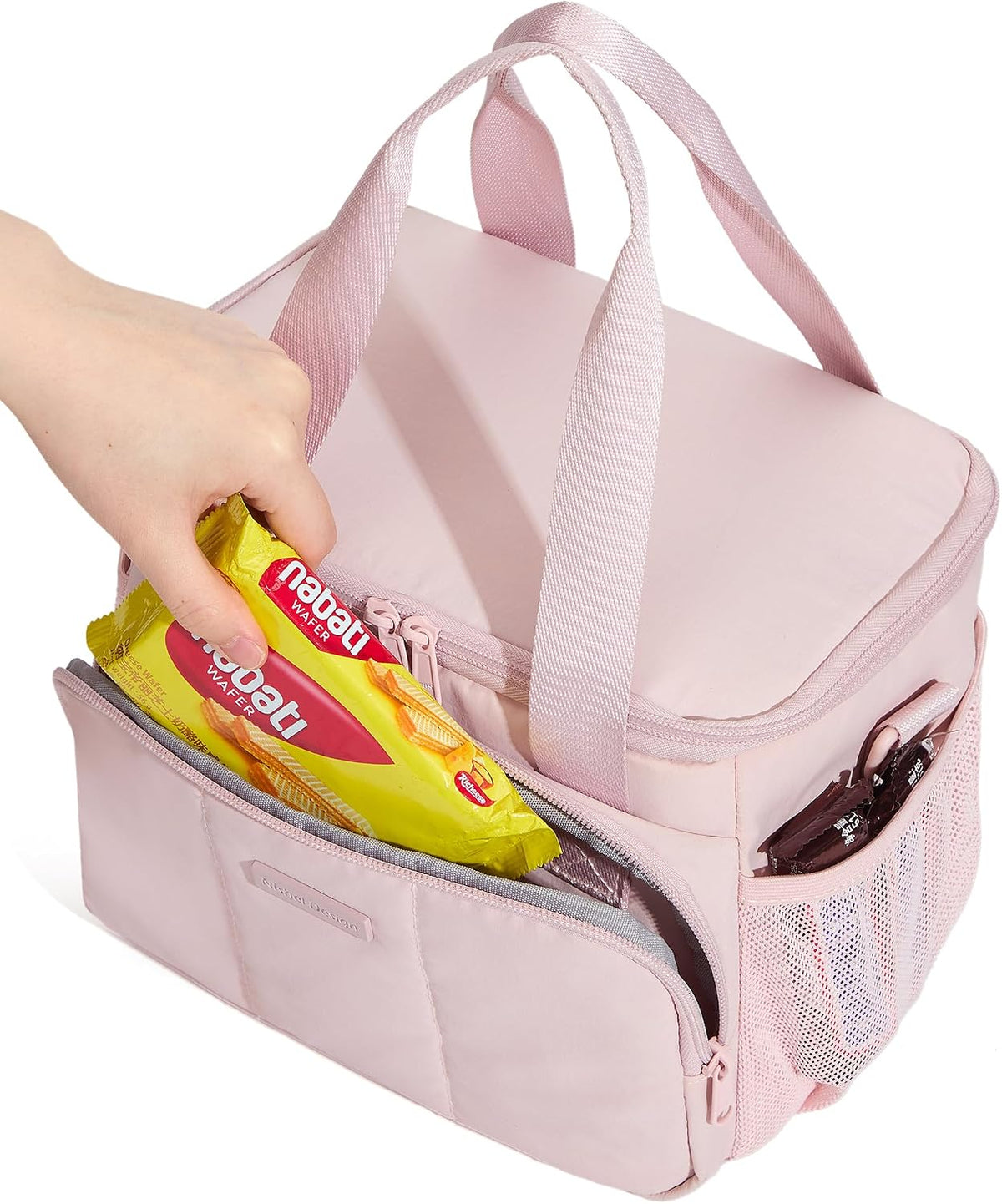 Lunch Bag for Women, Insulated Lunch Box with Adjustable Strap