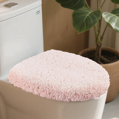 Soft Microfiber Toilet Seat Cover 17.5" x 15" Machine Washable