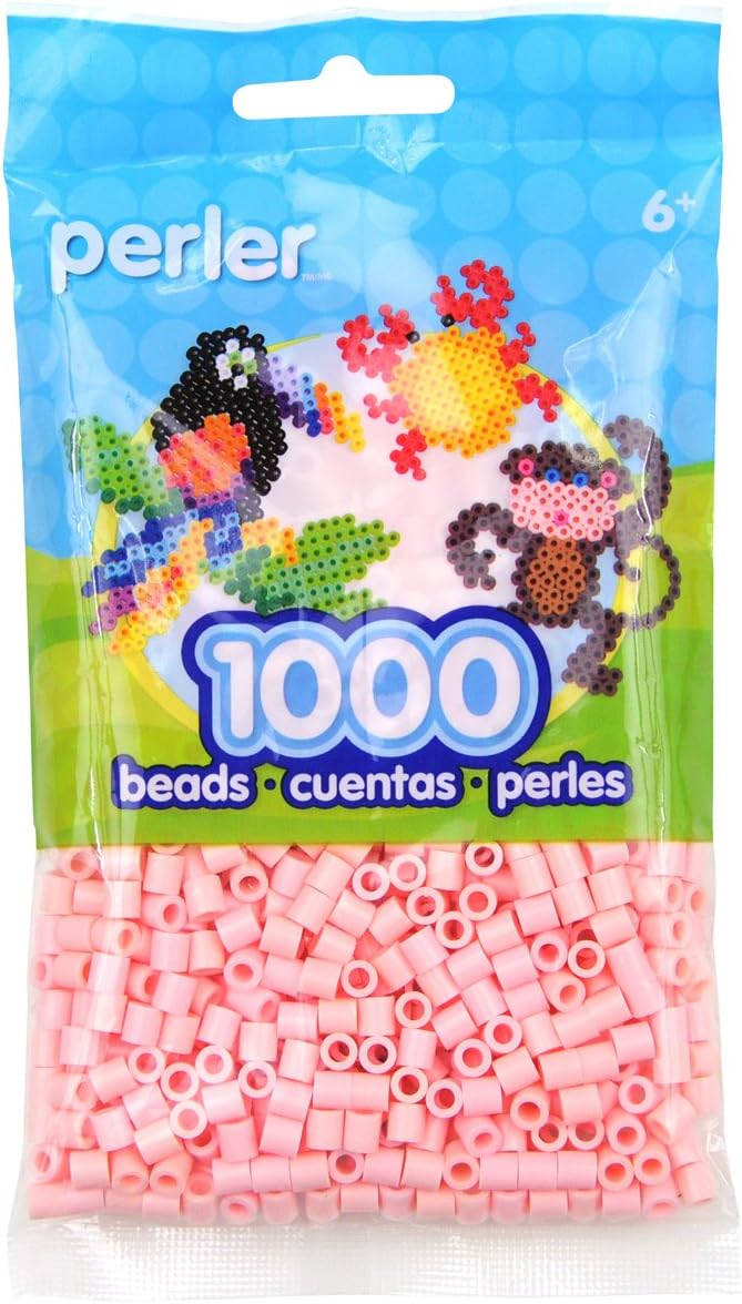 Beads Fuse Beads for Crafts, 1000pcs, Peach