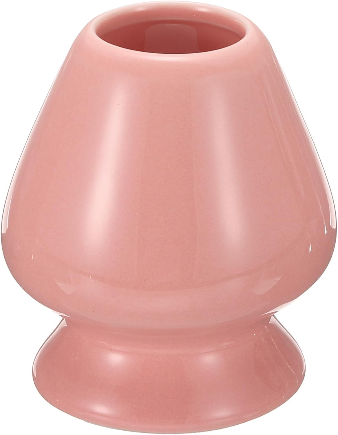 Ceramic Chasen Stand 73mm Matcha Whisk Holder Teas Set Whisks Stand Traditional Matcha Tea Chasen Holder Tea Set Accessories for Tea Tasting, Pink