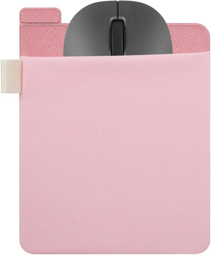 Pink External Hard Drive Holder - External Hard Drive Adhesive Carrying Case,Reusable Sleeve Storage Organizer Computer Hard Risk Bags and Cases for Battery Pack, Computers and Accessories
