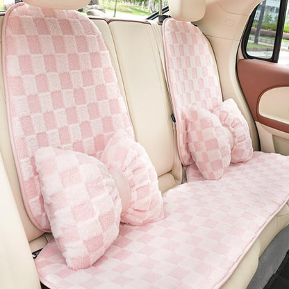 2 Pcs Pink Bow Pillow Big Bow Shaped Cushion Plush Car Lumbar Pillow Aesthetic Home Decor Throw Pillows for Room Bed Sofa Couch Decor