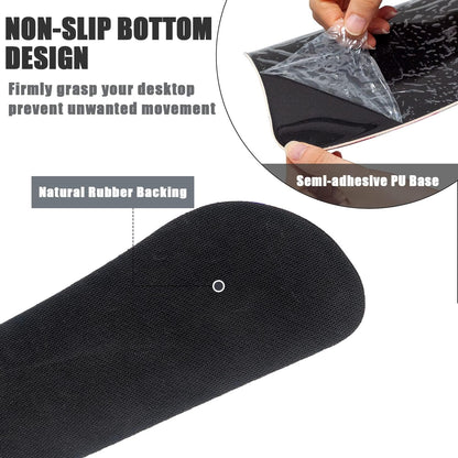 Keyboard Wrist Rest and Mouse Pad with Wrist Support, Memory Foam Set for Gaming and Office, Comfortable & Lightweight for Easy Typing & Pain Relief (Pink Butterfly)