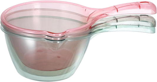 3 Pack Kitchen Water Ladles, Thick Pcdg Bath and Dining Use