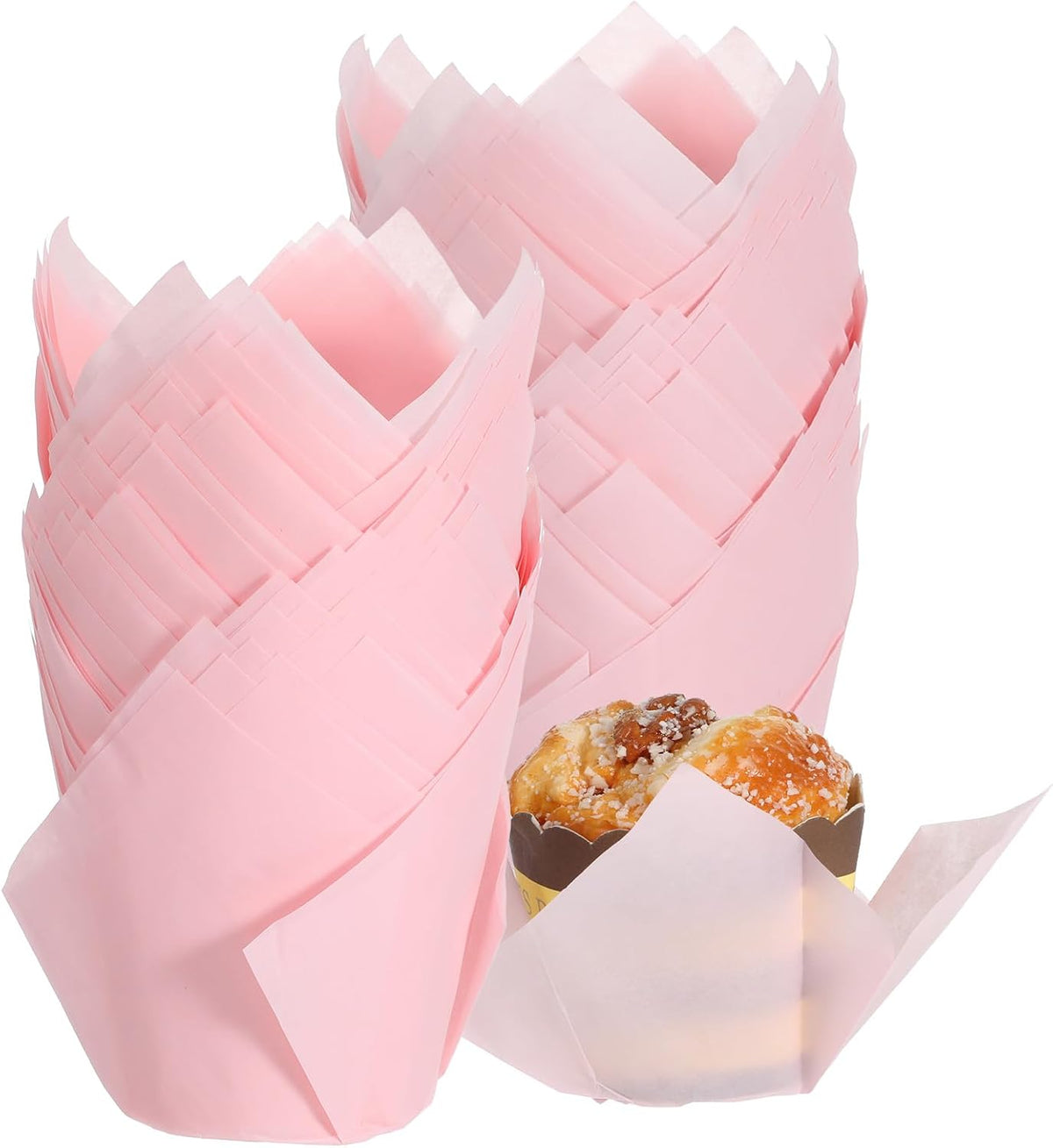 Pink Cupcake Liner 100pcs Tulip Muffin Liner Muffin Liner Holder