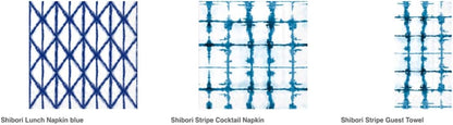 Boston International IHR 3-Ply Paper Napkins, 16-Count Guest Size, Shibori Stripe