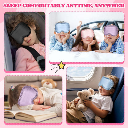 Kids Sleep Mask, Mulberry Silk Eye Mask with 100% Silk on Both Sides