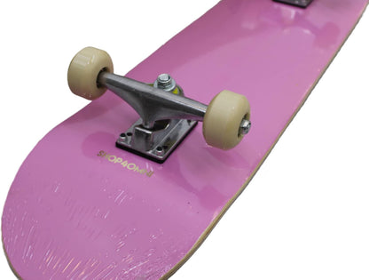 Sports Complete Full Size Standard Maple Deck Skateboard (Pink)