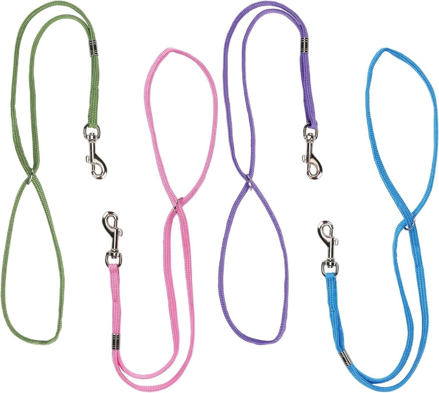 Top Performance Deluxe Fashion Grooming Loops - Versatile Nylon Loops to Secure Dogs on Tabletops While Grooming - 18", 4-Pack